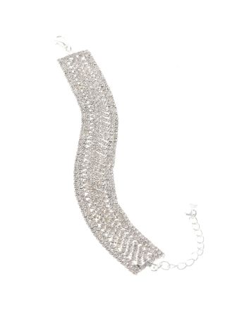 Rhinestone Evening Bracelet