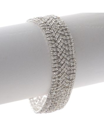 Rhinestone Evening Bracelet