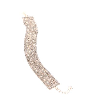 Rhinestone Evening Bracelet