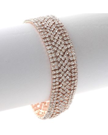 Rhinestone Evening Bracelet