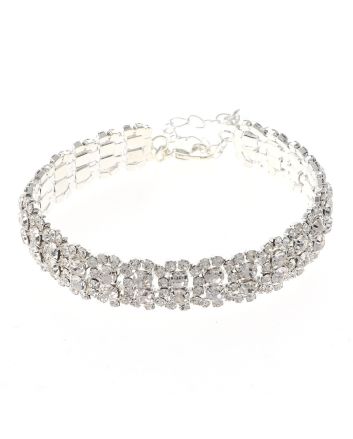 Rhinestone Lobster Bracelet