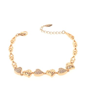 CZ Lobster Claw Bracelet 
