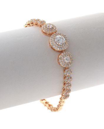 CZ Latch Bracelet 