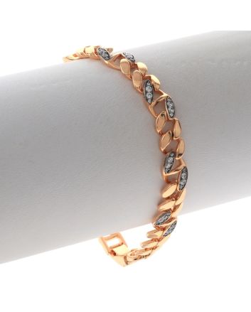 Gold Plated Latch Bracelet 