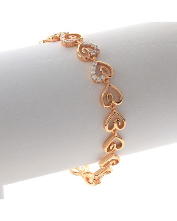 Gold Plated Latch Bracelet