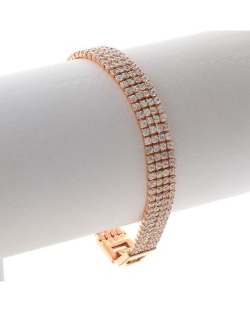 Rhinestone Latch Bracelet