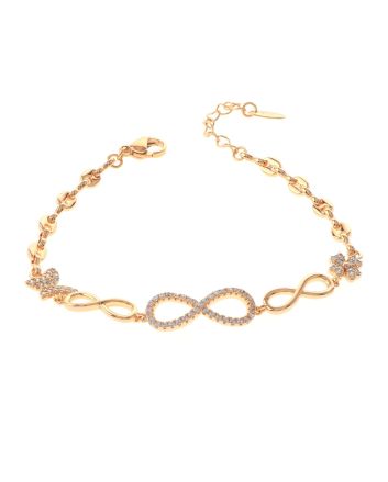 Gold Plated Lobster Claw Bracelet