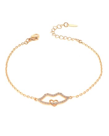 Gold Plated Lobster Claw Bracelet