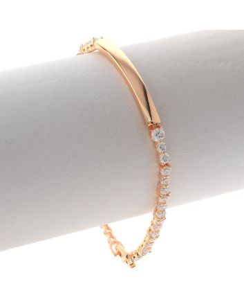 CZ Latch Bracelet 