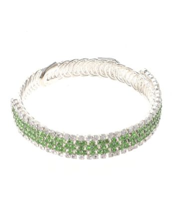 Rhinestone Stretch Cuff Bracelet 