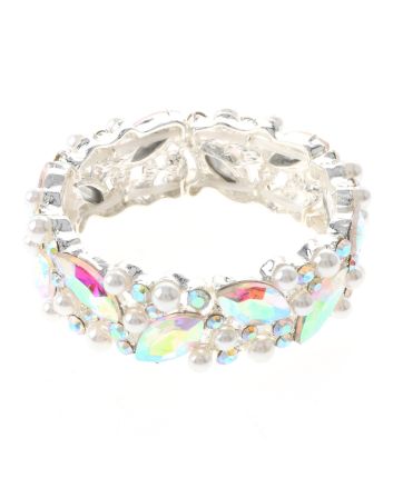 Marquise Crystal Stretch Bracelet