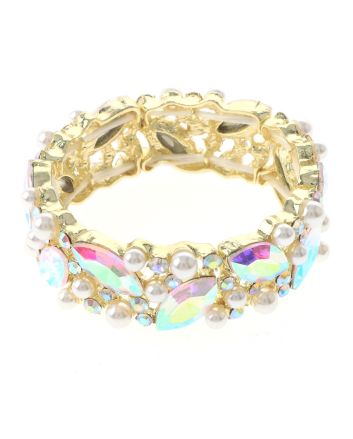 Marquise Crystal Stretch Bracelet