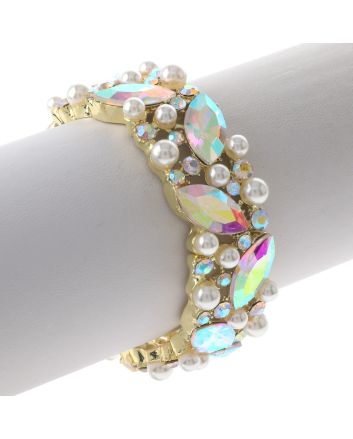 Marquise Crystal Stretch Bracelet