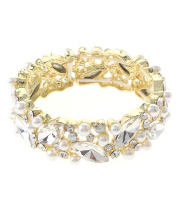Marquise Crystal Stretch Bracelet
