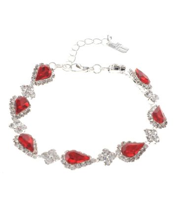 Lobster Claw Rhinestone Bracelet