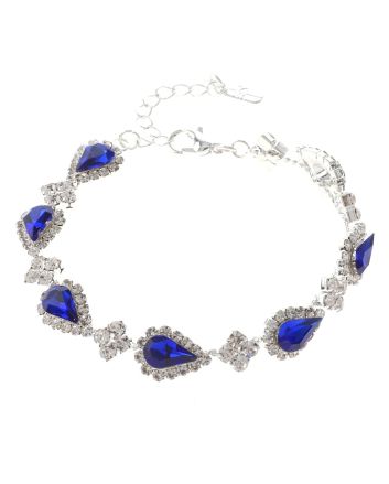Lobster Claw Rhinestone Bracelet