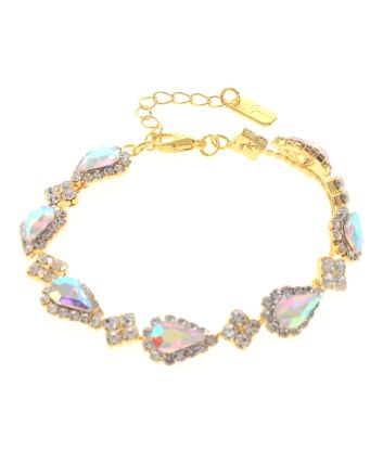 Lobster Claw Rhinestone Bracelet 