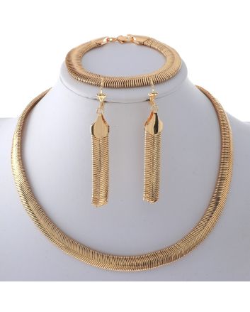 Gold Plated Necklace Set