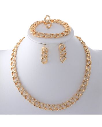 Gold Plated Necklace Set