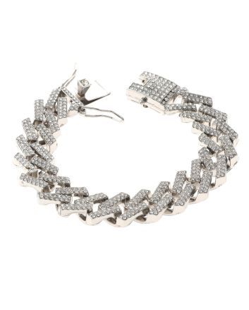 Rhinestone Latch Bracelet 