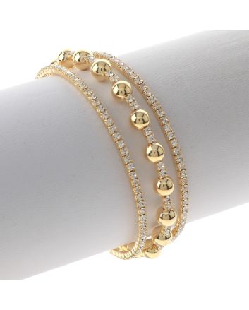 Rhinestone Cuff Bracelet 