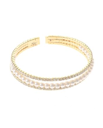 Rhinestone Cuff Bracelet 