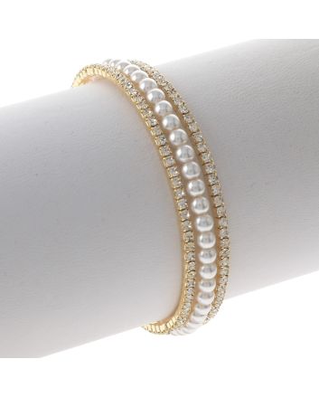 Rhinestone Cuff Bracelet 