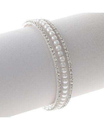 Rhinestone Cuff Bracelet 