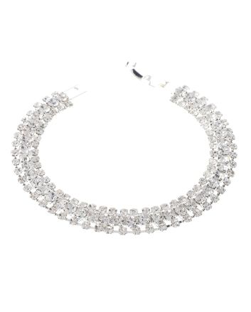 Rhinestone Latch Bracelet