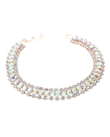 Rhinestone Latch Bracelet