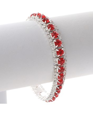 Rhinestone Latch Bracelet