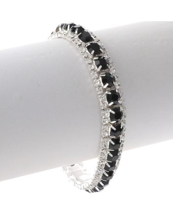Rhinestone Latch Bracelet