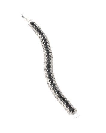 Rhinestone Latch Bracelet