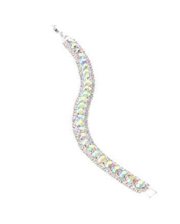 Rhinestone Latch Bracelet
