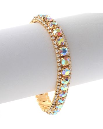 Rhinestone Latch Bracelet