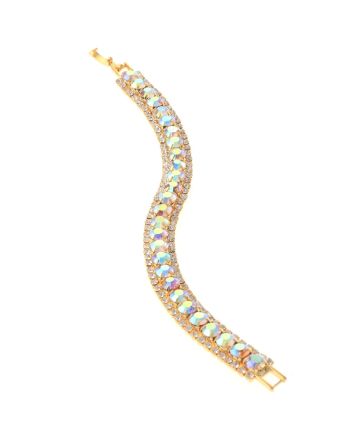 Rhinestone Latch Bracelet