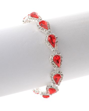 Rhinestone Latch Bracelet