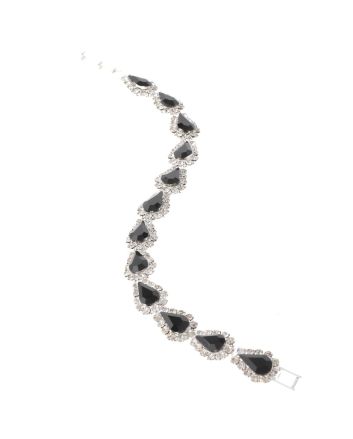 Rhinestone Latch Bracelet