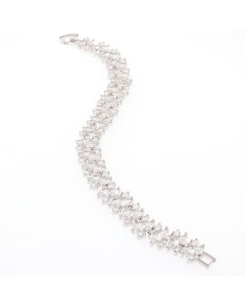 CZ Latch Bracelet