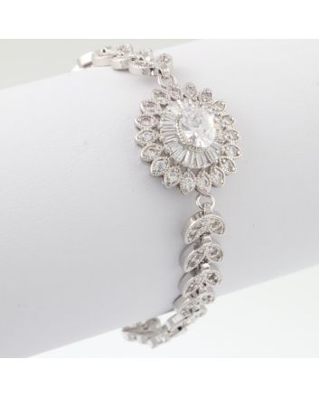 CZ Latch Bracelet