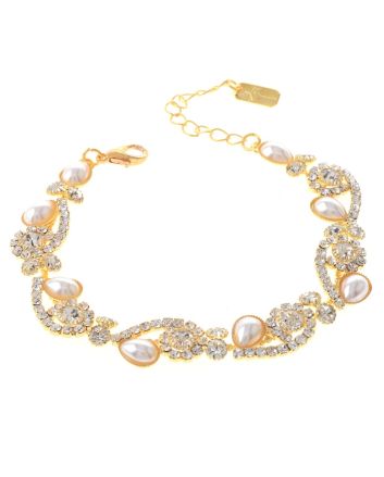 Rhinestone Lobster Bracelet