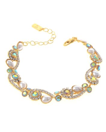 Rhinestone Lobster Bracelet