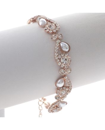 Rhinestone Lobster Bracelet