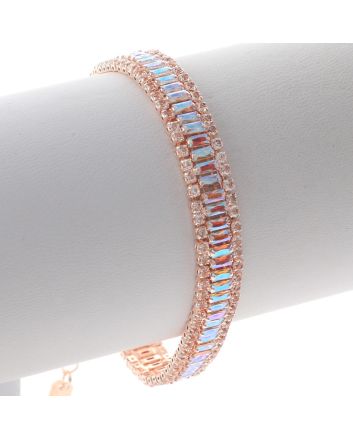 Rhinestone Lobster Bracelet