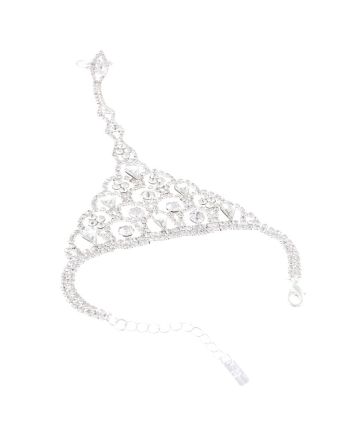 Rhinestone Hand Chain Bracelet 