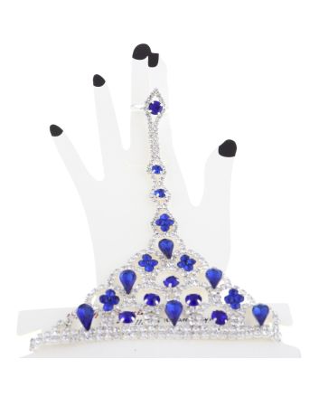 Rhinestone Hand Chain Bracelet 
