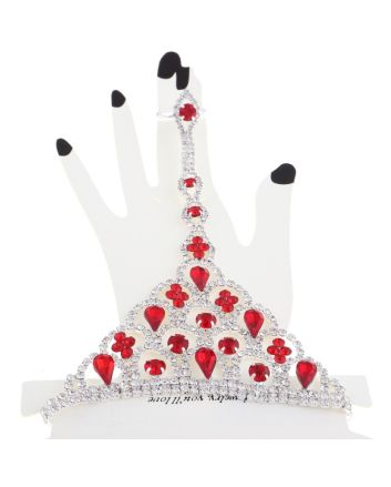 Rhinestone Hand Chain Bracelet 