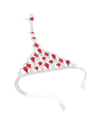 Rhinestone Hand Chain Bracelet 