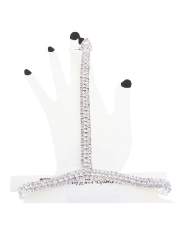 Rhinestone Hand Chain Bracelet 