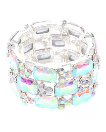 Crystal Rhinestone Stretch Bracelet